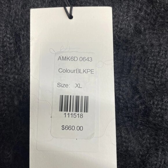 NEW SIMONE ROCHA Women’s Mohair Wool Blend Sweater – Black - Picture 7 of 8